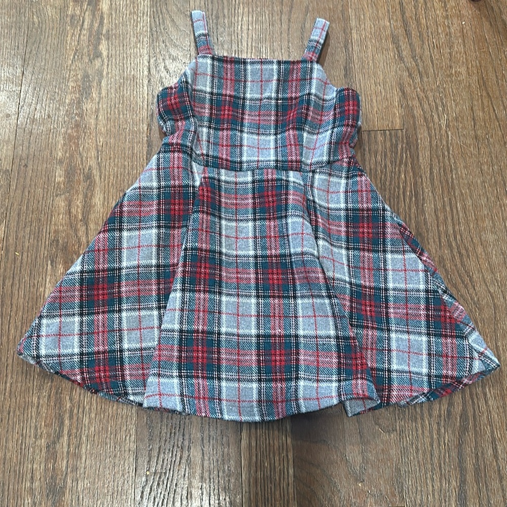 Copper Key Plaid Dress